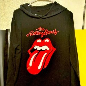 Rolling Stones hoodie sweatshirt dress